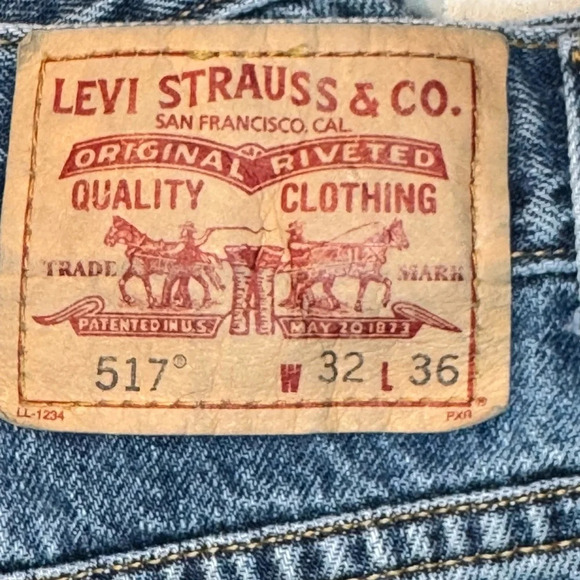 Vintage 517 Levi’s.  Size 32/36 - Picture 2 of 8